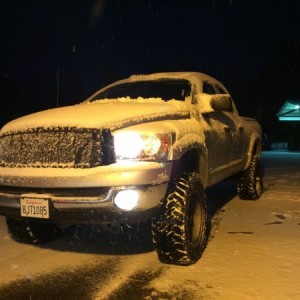 little snow