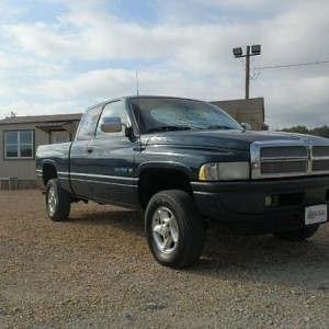 On the lot before she came home