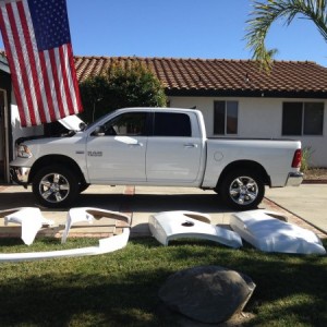 Starting the fiberglass install