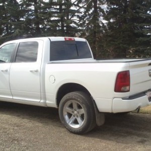 rear 3/4 view, pre mods