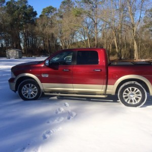 The snow in NC wasn't enough to keep my Ram off the Road!