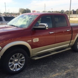At Truck Stuff about to get some Chrome. This is the before picture.