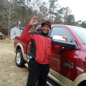 At home with my new truck! I was sold after the test drive!!