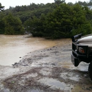 it was dumping the other day so I found a spot and behind it was this lake that I only went through part of because one aide was so deep I knew by mys