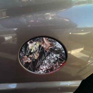Close up gas lid