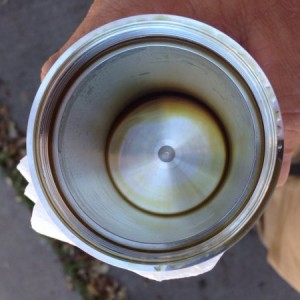 BT oil catch can after one day