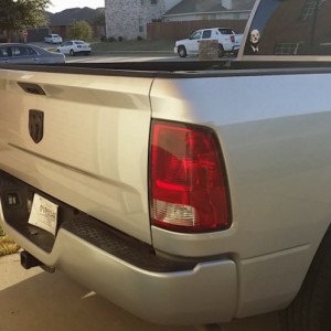 03/21/2014 - (REAR) Debadged the tailgate "SLT" & "Flexfuel"