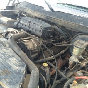 Dirty Dingy engine... but no leaks!