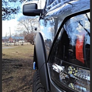 2500 OE Flares / Flat black