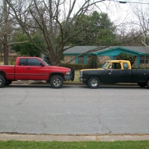 Old and not as old.