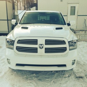 I think this is one of if not the best looking front end for a truck. I have a feeling this bumper is going to get a rash. 3M protection and level kit
