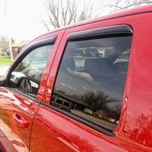 In-channel rain guards