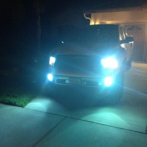 HID's: H11 low-beam, 9006 fogs, and 9005 hi-beams