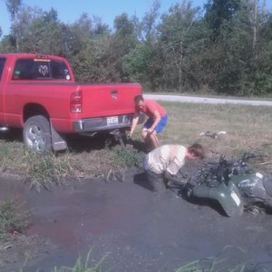 She loved playing in the mud