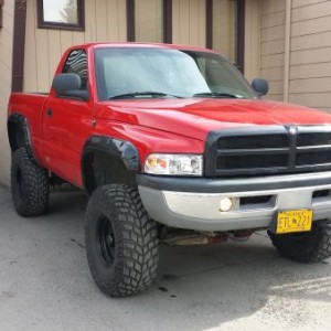 just got the grill painted black