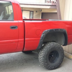 rear fender installed