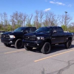 My buddies '12 sport and mine side by side