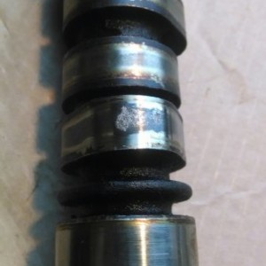 Worn Camshaft