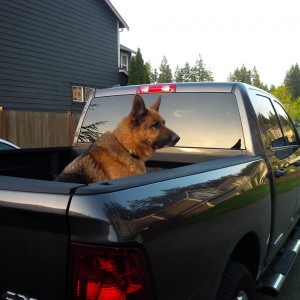 Takin him on his first ride