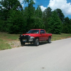 On the side of the road because it was a nice spot.