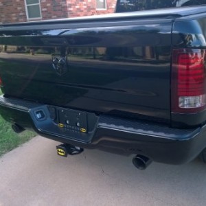 Black Tips Installed