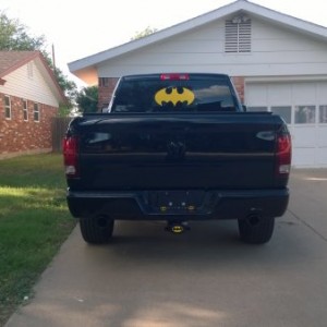 Rear View with Black Tips