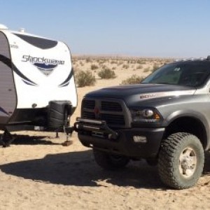 Camping Ocotillo.. Before Carli suspension and new wheels
