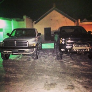 My Ram and my cousins 07 Silverado