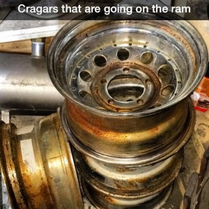 Cragars that I put on the Ram, came off of a Ford. 
Got them for free!