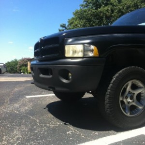 Bumper repaired and reinstalled
