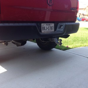 blacked out billet badge, duel exaust tips