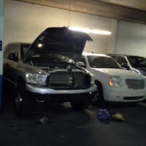 Alternator swap at the Calgary stampede!