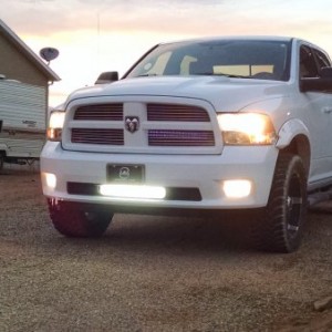 20" Light Bar mounted