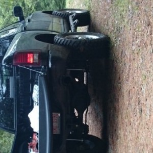 first trip with the lift, Camp with my brother.