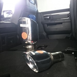 Corsa tip before they get powder coated black