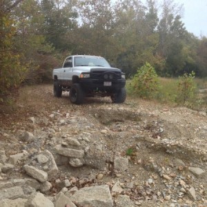 Washout that totalled my GMC Sierra last year haha the dodge wouldve made it though!!