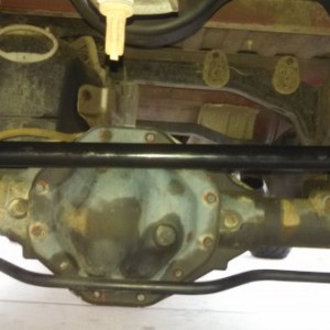 Adjustable bar installed