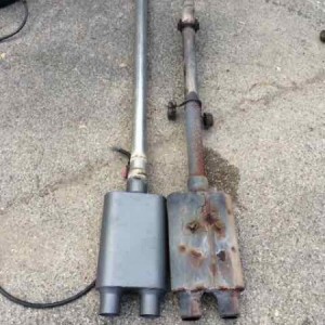 New "Fauxmaster' to replace rusted Flowmaster