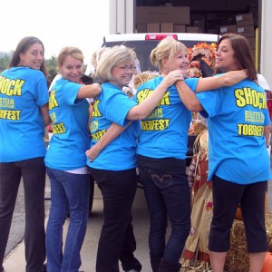 The "Geno's Gals." (L to R) Rebecca, Wendy, Robin, Tina and Lauren.