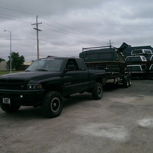 Putting the truck to work at work lol