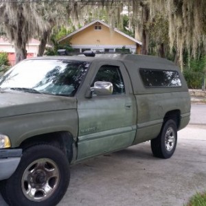 Repainted my rig Military Green