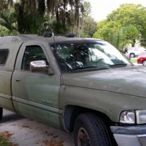 Repainted my rig Military Green