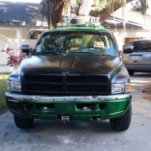 Started to paint my rig jet black