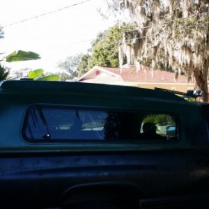 Started to repaint the truck jet black