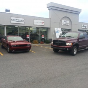 October 23rd 2014 Photo Challenge.  My RAM with a Brand New Challenger.