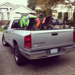 lots of room for the bikes with the longbed