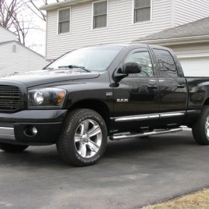 Sport wheels with Wrangler Silent Armor tires