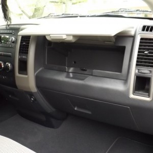 new glove box open