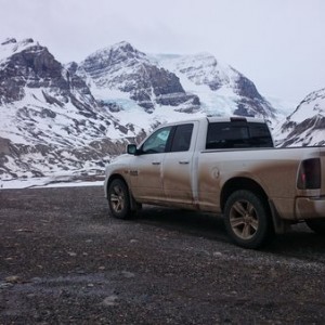 Columbia Icefield Glacier, Alberta, Canada. March 2015