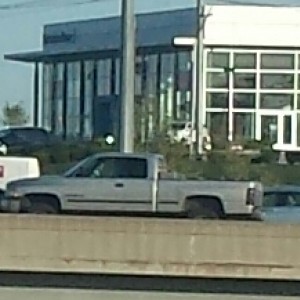 I was spotted by a friend on my way to work. Beautiful picture!